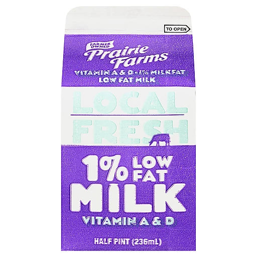 1% White Milk - Second Semester
